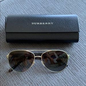 Burberry aviator sunglasses